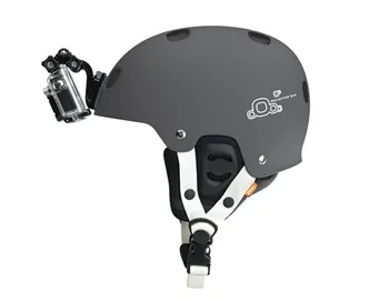 Orbmart Helmet Front Mount Kit su Koregavimo Lenkti Klijais Laikiklis J-Hook Sklendė, skirta Gopro Hero 3 4 Xiaomi Yi Sporto Fotoaparatas