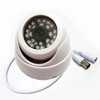 HD 1080P 2MP HAINAUT CCTV Camera Indoor Dome Saugumo IR Spalvų naktinio matymo 24Leds, 2,8 mm