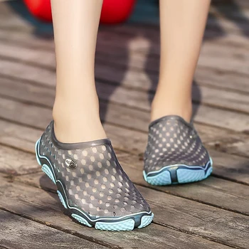 Nauja Vasaros Moterų Paplūdimio bateliai Lauko Upių Vaikščiojimo batai Moteriška Tuščiaviduriai iš Želė Sodo batai Kelionės Patogūs batai Aqua