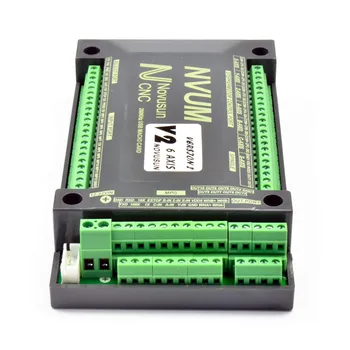 NVUM 4 Ašies Mach3 USB Kortelę, 200KHz CNC router 3 4 5 6 Ašies Judesio Kontrolės Kortelės Breakout Laive 