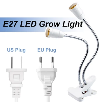 Vidaus LED Grow Light 220V Auginimo Lempos 18W 28W LED Grow Light Visą Spektrą Augalams Hydroponics Gėlės, Daržovės Auga