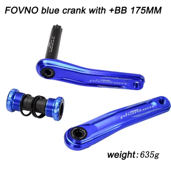 FOVNO MTB dviračių suku žvaigždutę CNC 104BCD tiesiai GXP dviračių suku XX1 6 spalvų 170/175mm aliuminio lydinio suku rinkinys
